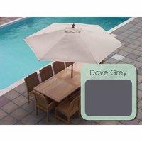 Hexagonal 3.0m Parasol in Dove G...