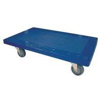 heavy duty plastic dolly 810 x 500 colour blue