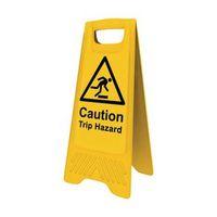 heavy duty a board caution trip hazard