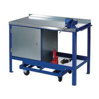 HEAVY DUTY MOBILE WORKBENCH 1200 x 750 WITH CUPBOARD