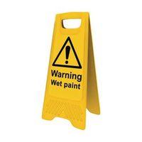 heavy duty a board warning wet paint