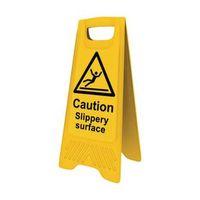 heavy duty a board caution slippery surface