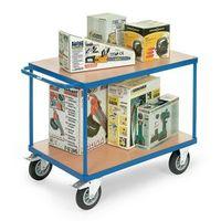HEAVY DUTY TABLE TOP CART with two shelves 1000 x 600MM