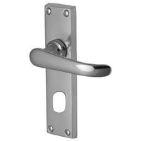 Heritage V737 Windsor Chrome OVAL PROFILE Lock Door Furniture