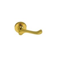 heritage v3010 bedford brass round rose lever door furniture