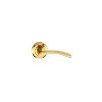 Heritage V1900 Sophia Brass Round Rose Lever Door Furniture