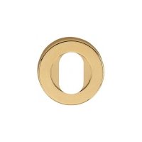 heritage v4010 brass concealed oval cylinder cover 53mm