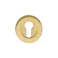 Heritage V4020 Brass Concealed Euro Cylinder Cover 53mm