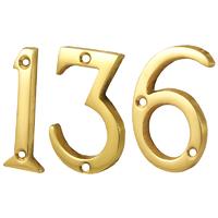 Heritage C1567 Brass Door Numbers 0-9 51mm