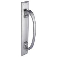 Heritage V1162 Satin Chrome Pull Handle on 460x76mm Plate