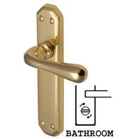 heritage v7070 charlbury brass bathroom lever door furniture