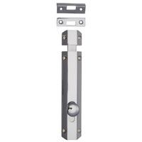 Heritage C1685 Chrome Surface Mounted Flat Door Bolt 200mm