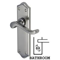 Heritage W4220 Buckingham Mercury Bathroom Lever Door Furniture