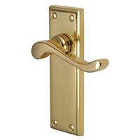 heritage w3213 edwardian brass lever latch door furniture