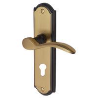 Heritage HOW1348 Howard Patina EURO PROFILE Lock Door Furniture