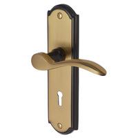 Heritage HOW1300 Howard Patina Lever Lock Door Furniture