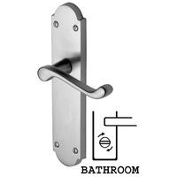 heritage pr7088 project kensington satin chrome bathroom door furnitur ...