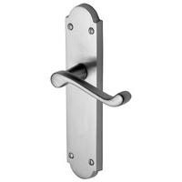 Heritage PR7084 Project Kensington Satin Chrome Latch Door Furniture