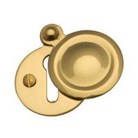 Heritage V1020 Brass Covered Keyhole Cover 33mm