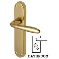 heritage v6058 sutton brass bathroom lever door furniture