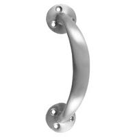 heritage v1140 satin chrome bow pull handle 152mm