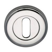 Heritage V5000 Chrome Concealed Keyhole Cover 48mm