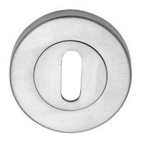 heritage v4000 satin chrome concealed keyhole cover 53mm