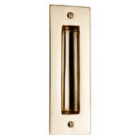 Heritage C1820 Brass Flush Pull 102x51mm