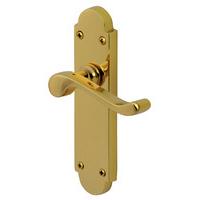 Heritage EV-S610 Everbrite Brass Savoy Lever Latch Door Furniture