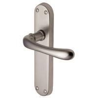 Heritage LUN5310 Satin Nickel Latch Door Furniture