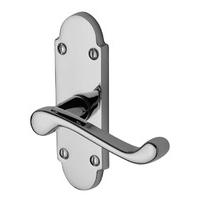 Heritage PR510 Project Milton Chrome Short Lever Latch Door Furniture