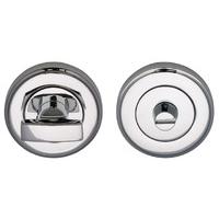 Heritage V4040 Chrome Concealed Thumbturn and Release 50mm