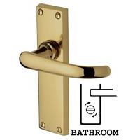 Heritage PR920 Project Avon Brass Bathroom Door Furniture