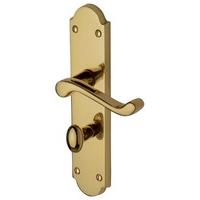 Heritage PR7088 Project Kensington Brass Bathroom Door Furniture