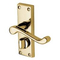 heritage pr625 project malvern brass privacy lever door furniture