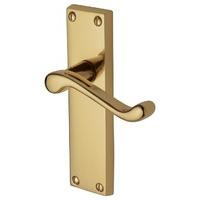 Heritage PR605 Project Malvern Brass Lever Latch Door Furniture