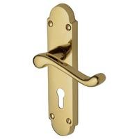 heritage pr500 project milton brass lever lock door furniture