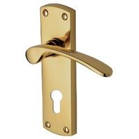 heritage pr448 project luca brass euro profile lock door furniture