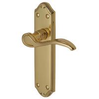 heritage mm627 verona small brass lever latch door furniture