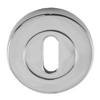 heritage v4000 chrome concealed keyhole cover 53mm