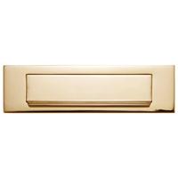Heritage V842 Brass Gravity Front Door Letterbox 280x80mm