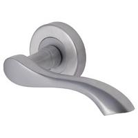 heritage v7210 algarve satin chrome round rose lever door furniture