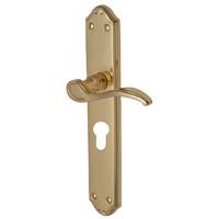 Heritage MM825 Verona Brass EURO PROFILE Lock Door Furniture