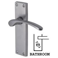 Heritage V4142 Sophia Satin Chrome Bathroom Lever Door Furniture