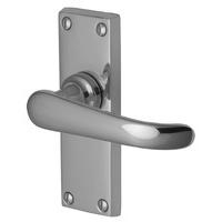 heritage v710 windsor chrome short lever latch door furniture