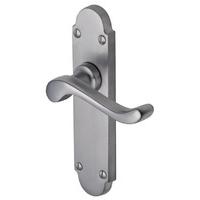 Heritage S610 Savoy Satin Chrome Lever Latch Door Furniture