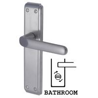 Heritage DEC3030 Deco Satin Chrome Bathroom Lever Door Furniture