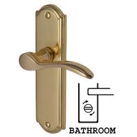 Heritage HOW1330 Howard Brass Bathroom Lever Door Furniture