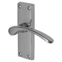 heritage v4140 sophia chrome short lever latch door furniture