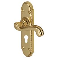 Heritage R768 Adam Brass EURO PROFILE Door Furniture